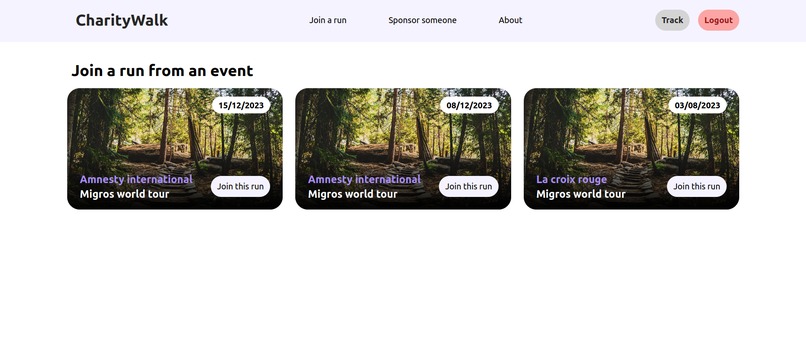 Charity Walk – screenshot 2