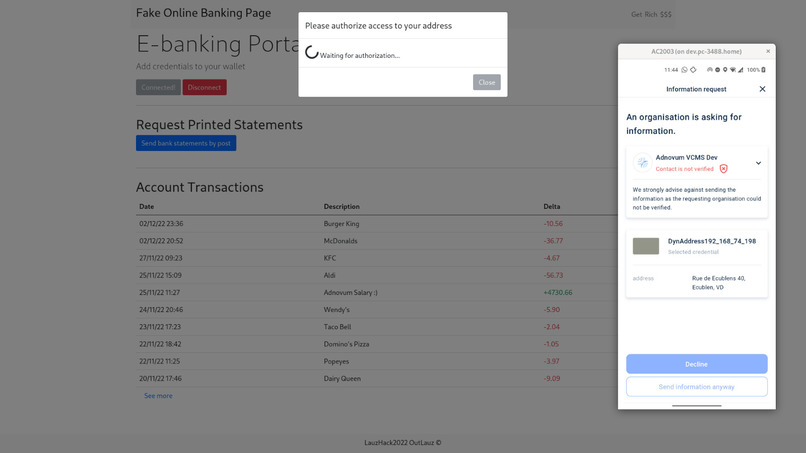 DynAddress (Team: OutLauz) – screenshot 2
