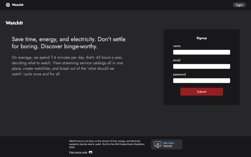 WatchIt – screenshot 1