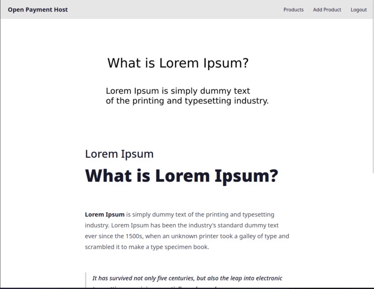 Open Payment Host – screenshot 3