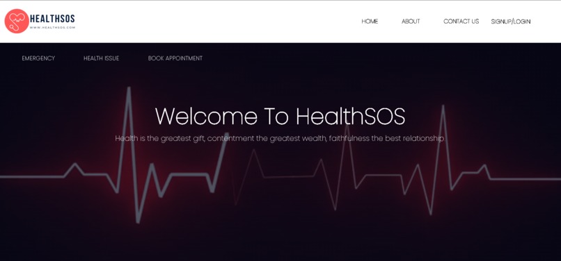 HealthSOS – screenshot 1