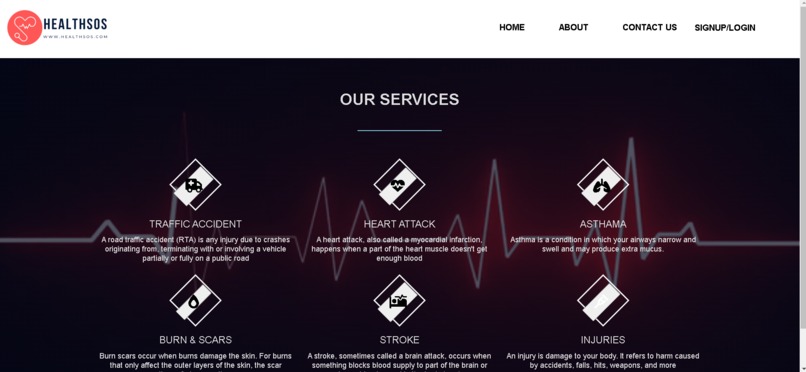 HealthSOS – screenshot 2