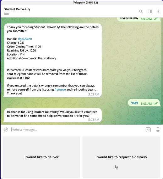 Student DeliveRHy – screenshot 2