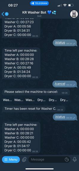 KR Washer Bot – screenshot 4