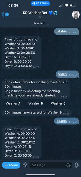 KR Washer Bot – screenshot 2