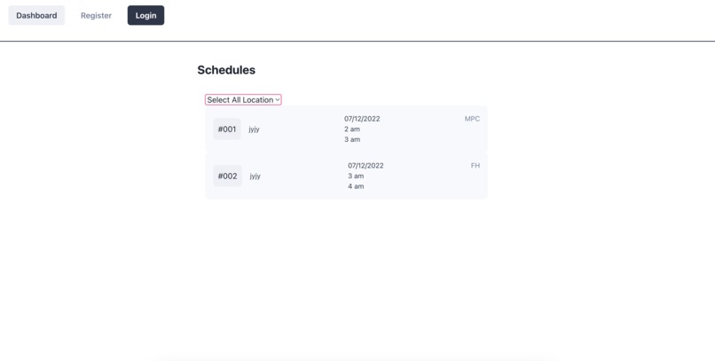 Book Hall Facilities App – screenshot 3