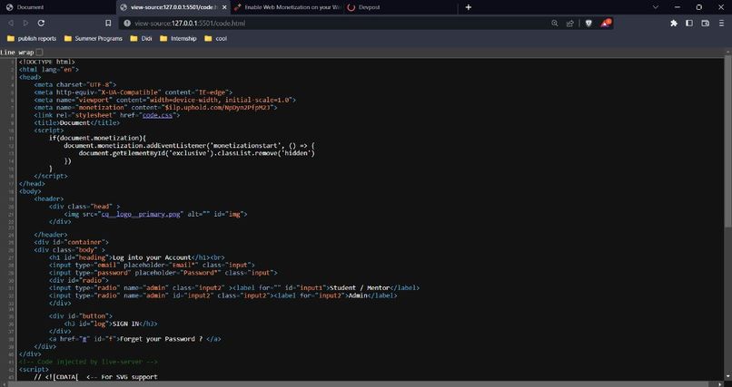 Responsive Login Page – screenshot 3