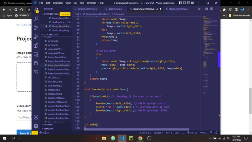 Binary-Search-Tree – screenshot 1