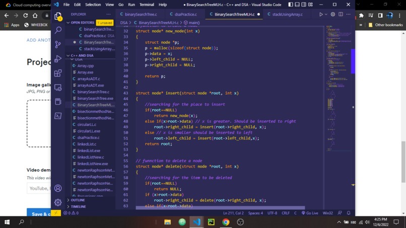 Binary-Search-Tree – screenshot 2