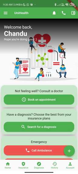 Unihealth – screenshot 2