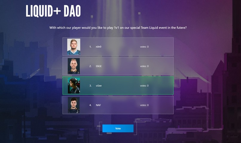 Liquid+ NFTs DAO – screenshot 2