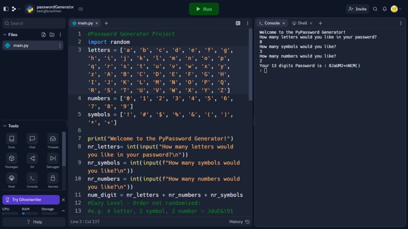 password-generator – screenshot 1