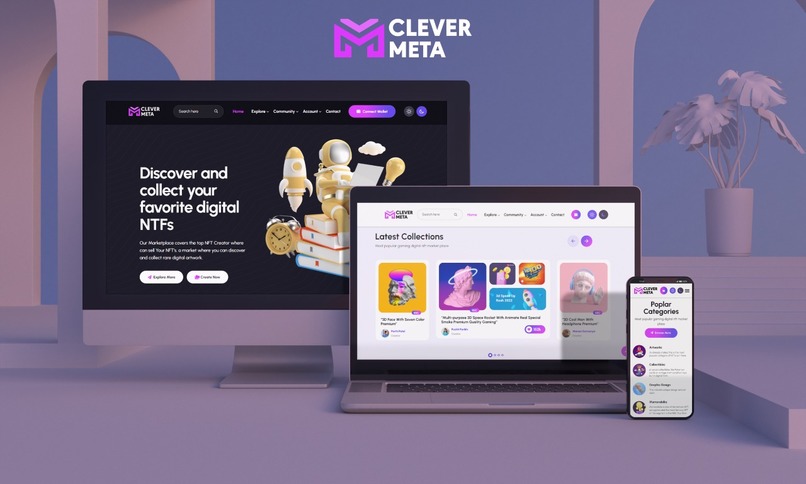 CLEVER META - A Place Where Barter the NFT's. – screenshot 1