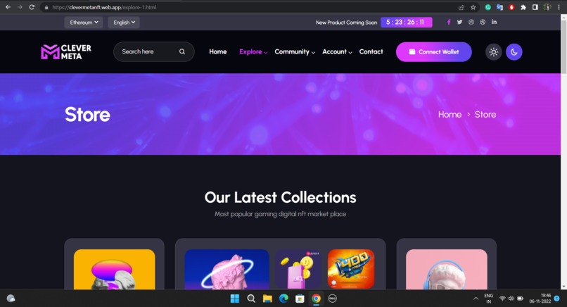 CLEVER META - A Place Where Barter the NFT's. – screenshot 4