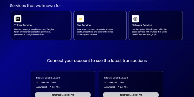 Ratio | Hedera Application – screenshot 2