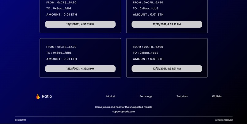 Ratio | Hedera Application – screenshot 3
