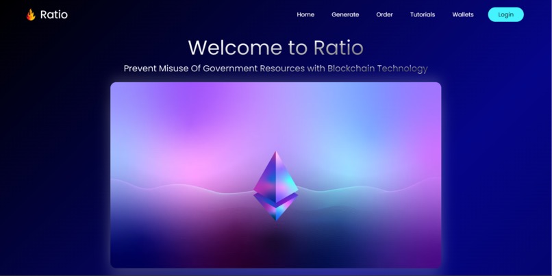 Ratio | Hedera Application – screenshot 1