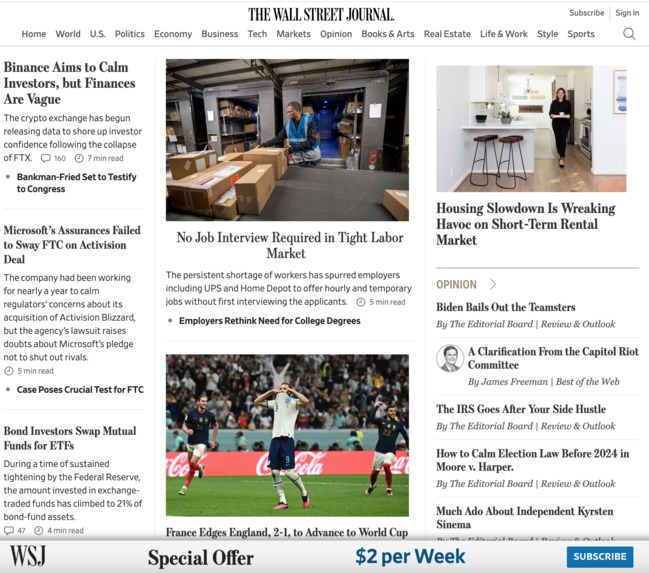 abridged news.ai – screenshot 1