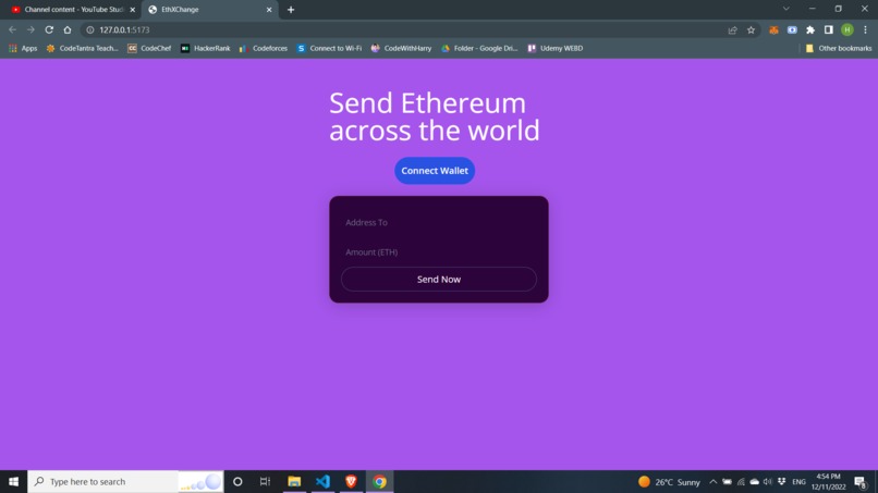 EthXChange – screenshot 1