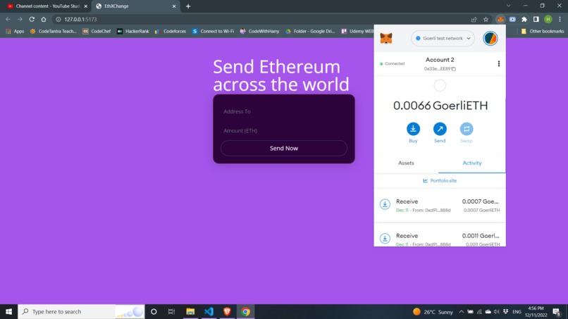 EthXChange – screenshot 3