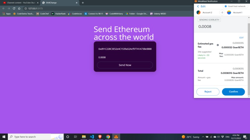 EthXChange – screenshot 5