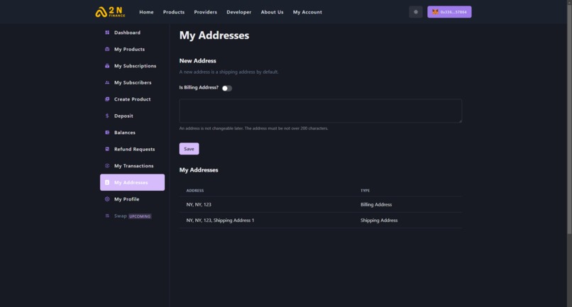 A2N Finance - Subscription & Recurring Payment on BTTC – screenshot 17