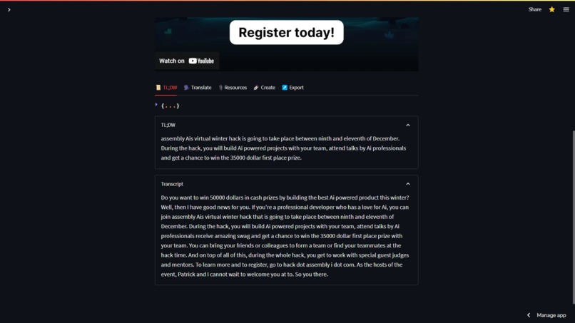 CogniTube – screenshot 2