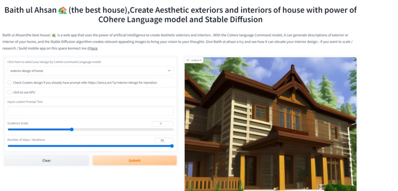 Interior Design tool powered by Generative & Cohere  model – screenshot 5