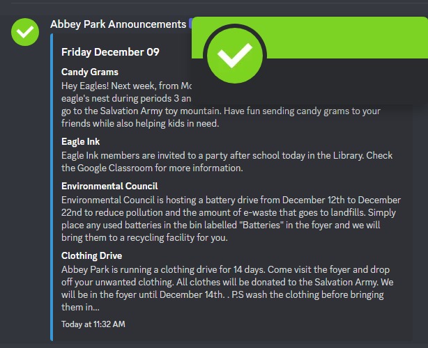 School Announcements – screenshot 3