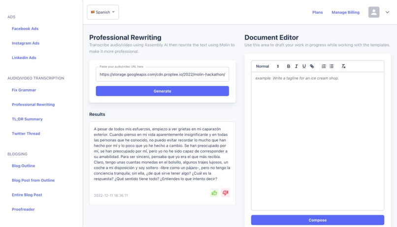 Molin AI – screenshot 6
