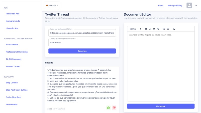 Molin AI – screenshot 7