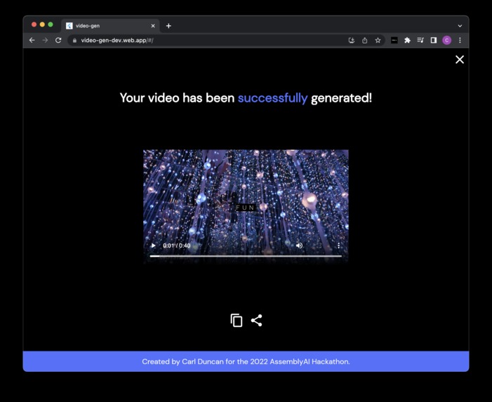 video-gen – screenshot 3