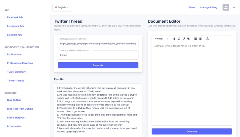Molin AI – screenshot 8