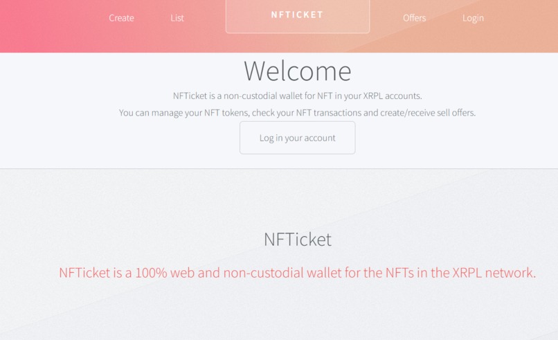 NFTicket – screenshot 1