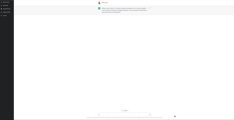 qaGPT – screenshot 1
