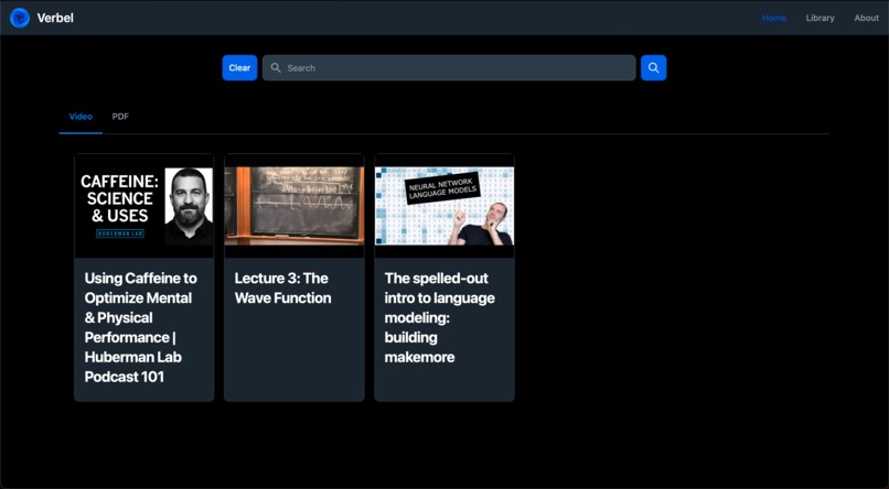 Verbel – screenshot 1