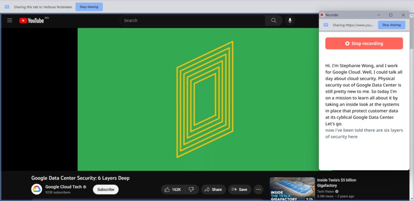 Verbosey – screenshot 2