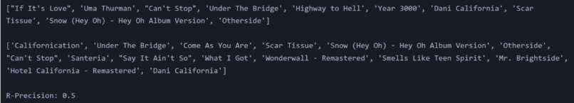Spotify Song Recommender – screenshot 3