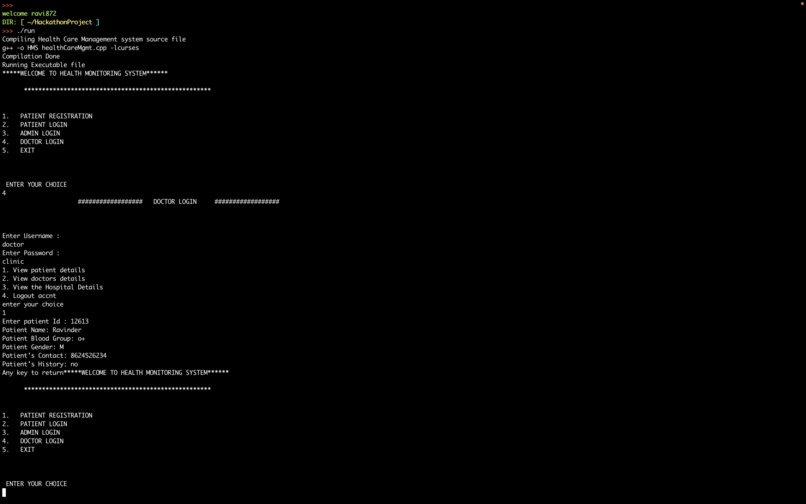 HealthCare Management System – screenshot 3