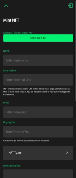 xNFT -  Mobile App for NFTs and Tokens in XRP Ledger – screenshot 2