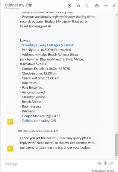 Budget My Trip – screenshot 1