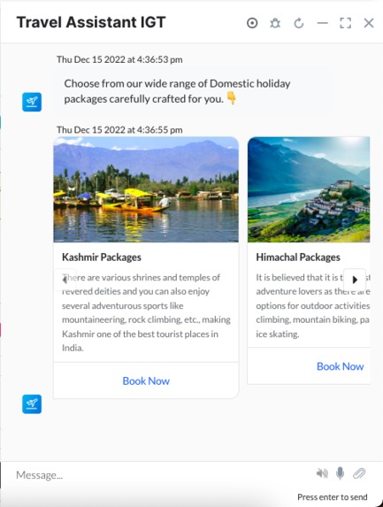Travel Planner Bot – screenshot 1