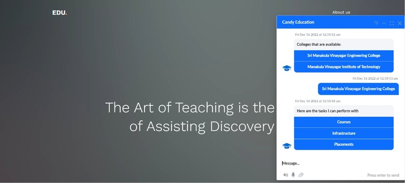 Candy Education Bot – screenshot 3