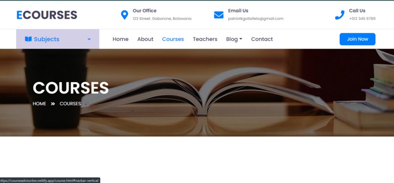 Course Advisor – screenshot 3