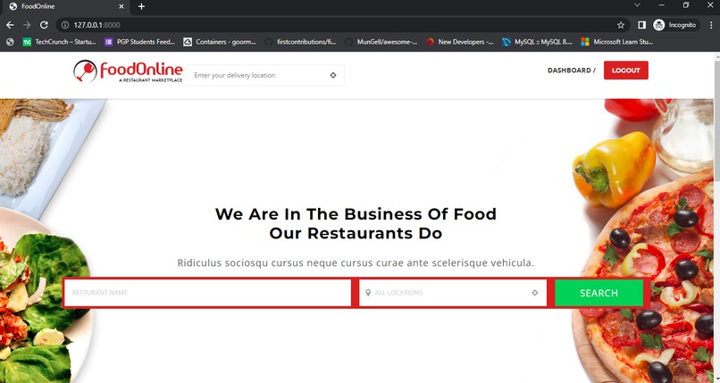 FOOD ONLINE – screenshot 1