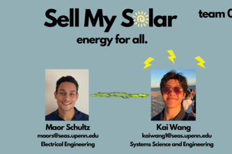 ESE 1110, Team 05, Sell My Solar