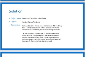 Health Technology in Rural Area