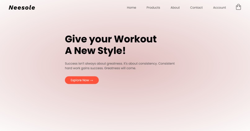 Neesole.co is shoe selling website – screenshot 1