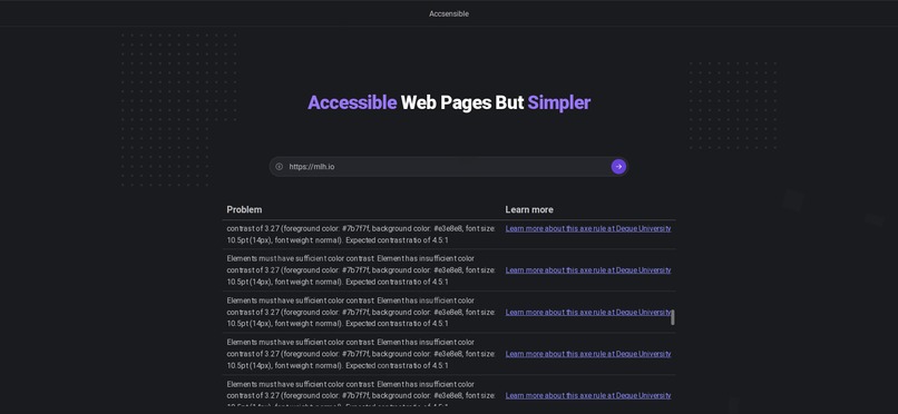 Accsensible – screenshot 2