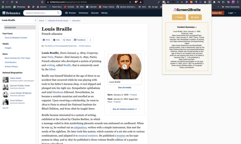 Screen2Braille – screenshot 5